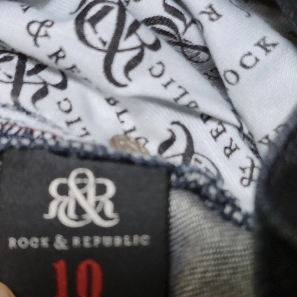 Rock & republic straight legs denim jeans color dark blue size - Picture 7 of 7